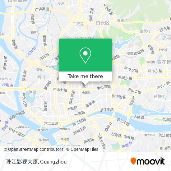 珠江影视大厦 map