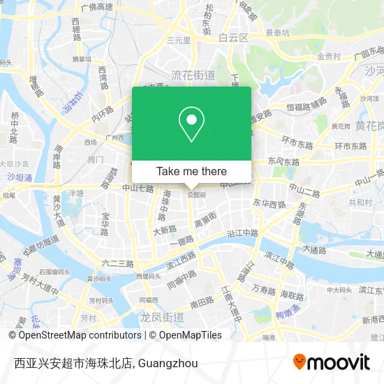 西亚兴安超市海珠北店 map