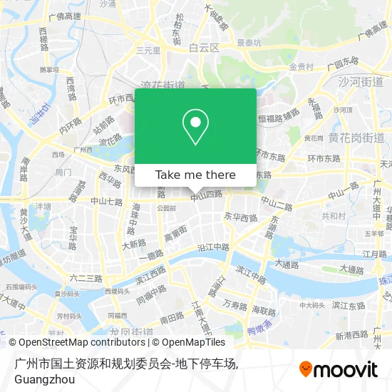 广州市国土资源和规划委员会-地下停车场 map