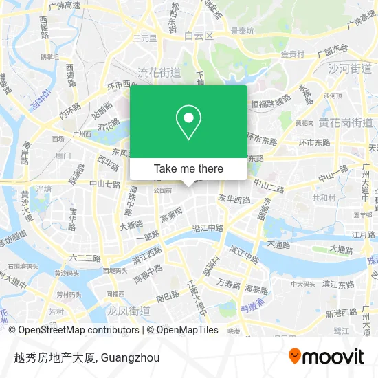 越秀房地产大厦 map