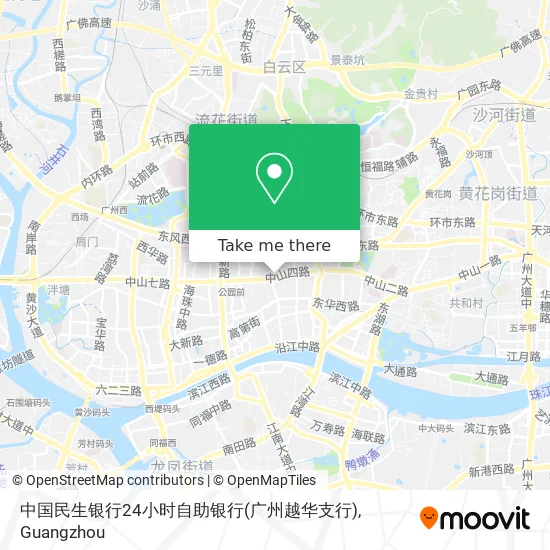 中国民生银行24小时自助银行(广州越华支行) map
