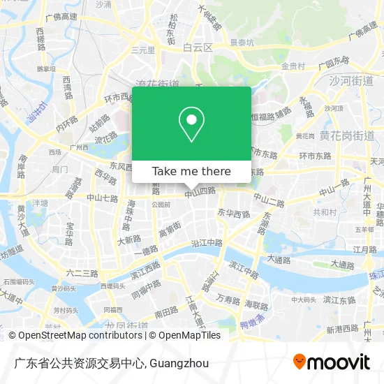 广东省公共资源交易中心 map