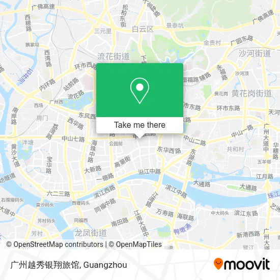 广州越秀银翔旅馆 map