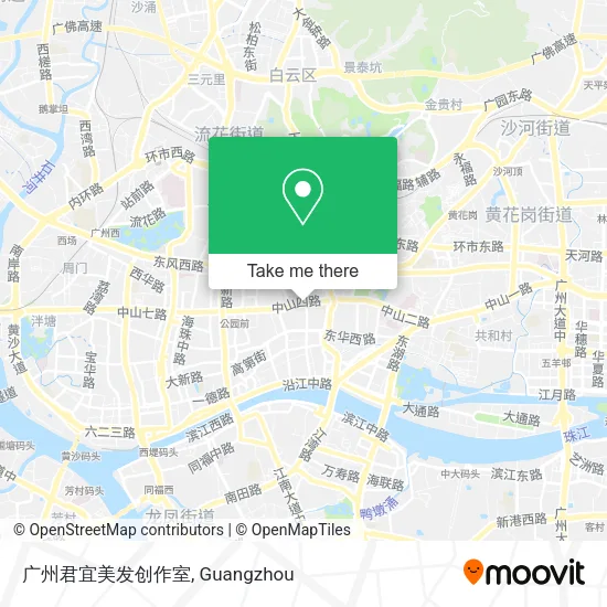 广州君宜美发创作室 map