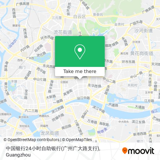 中国银行24小时自助银行(广州广大路支行) map