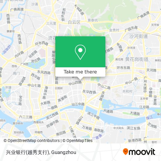 兴业银行(越秀支行) map