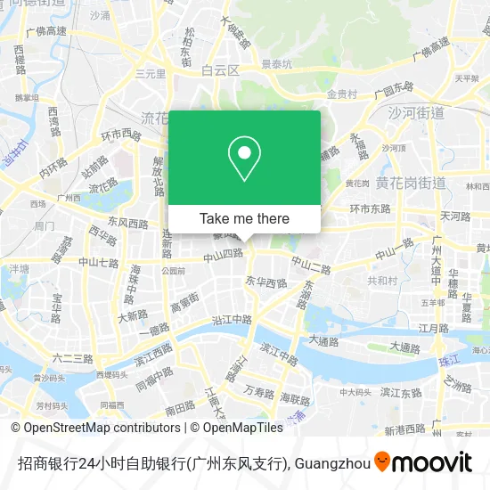 招商银行24小时自助银行(广州东风支行) map