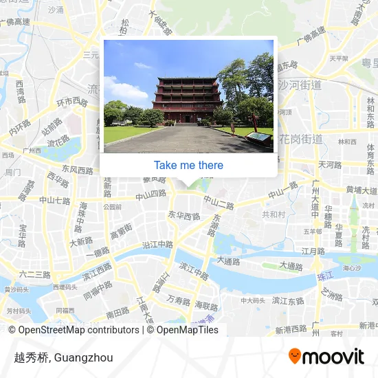 越秀桥 map