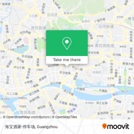 海宝酒家-停车场 map