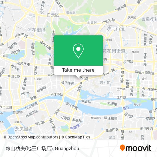 粮山功夫(地王广场店) map
