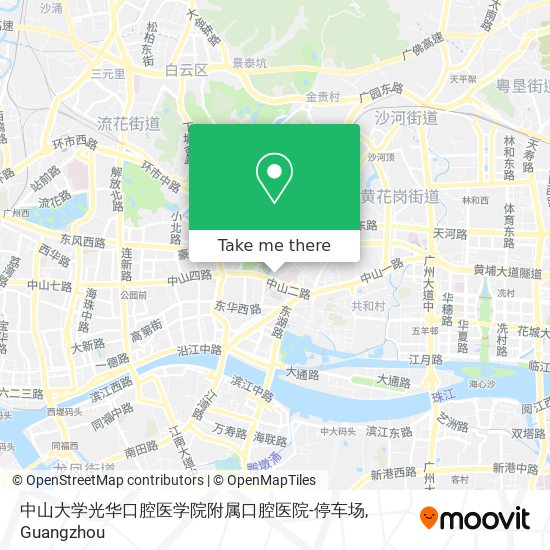 中山大学光华口腔医学院附属口腔医院-停车场 map
