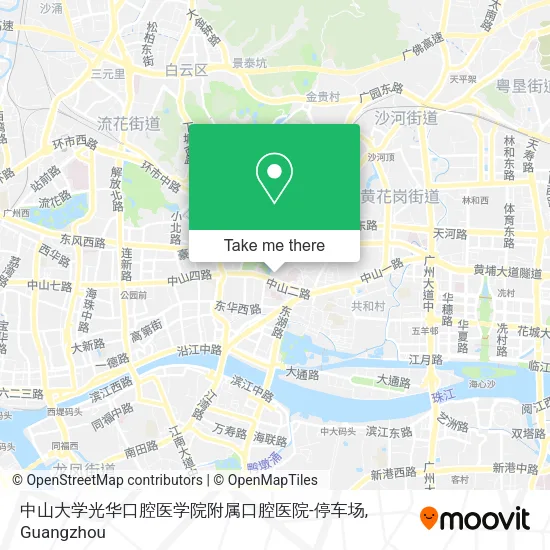 中山大学光华口腔医学院附属口腔医院-停车场 map