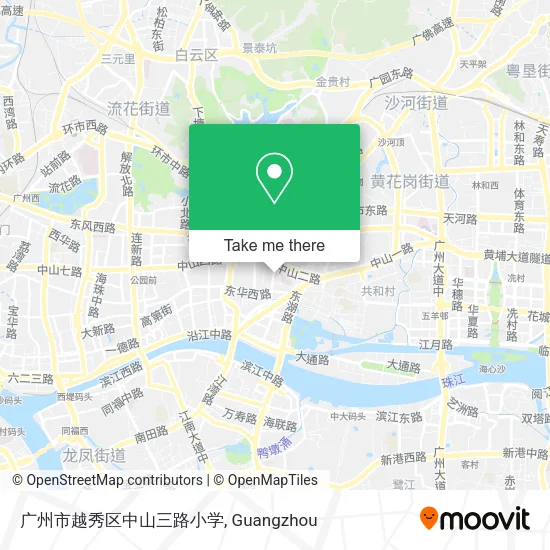 广州市越秀区中山三路小学 map