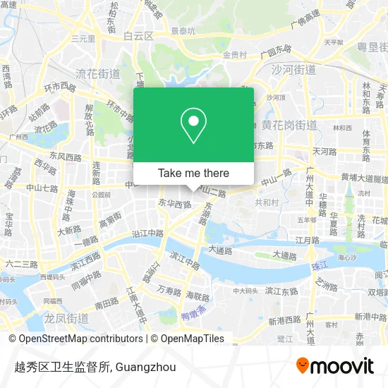 越秀区卫生监督所 map