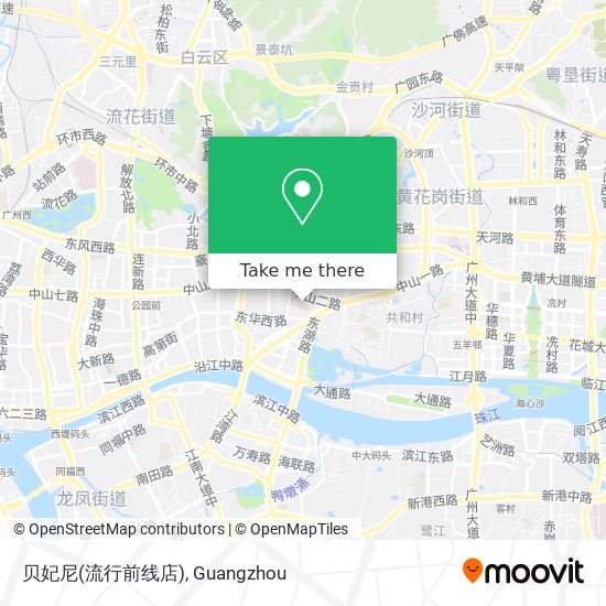 贝妃尼(流行前线店) map