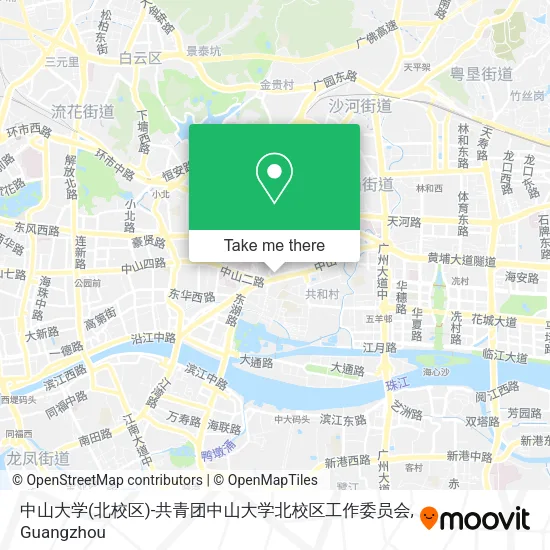 中山大学(北校区)-共青团中山大学北校区工作委员会 map