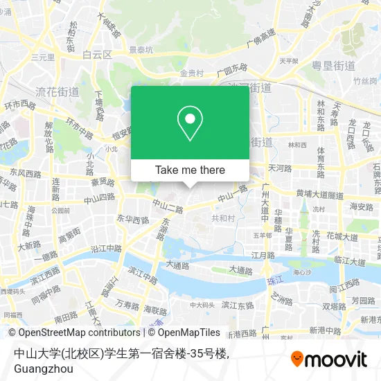 中山大学(北校区)学生第一宿舍楼-35号楼 map