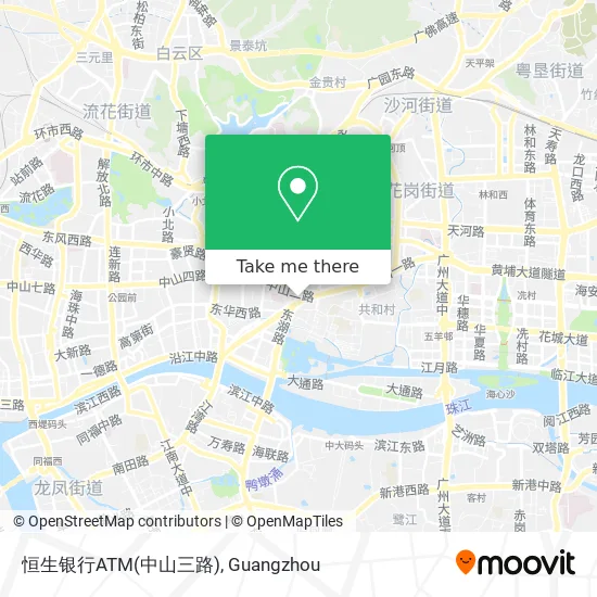 恒生银行ATM(中山三路) map