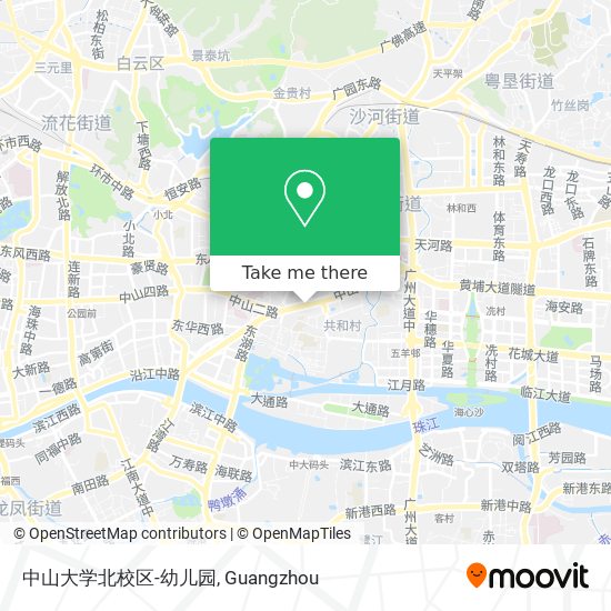 中山大学北校区-幼儿园 map