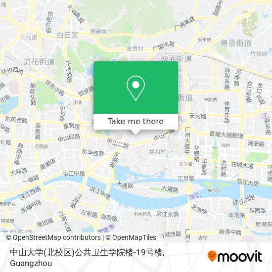 中山大学(北校区)公共卫生学院楼-19号楼 map