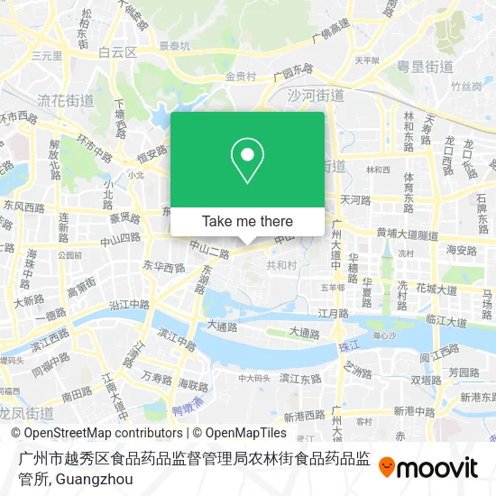 广州市越秀区食品药品监督管理局农林街食品药品监管所 map
