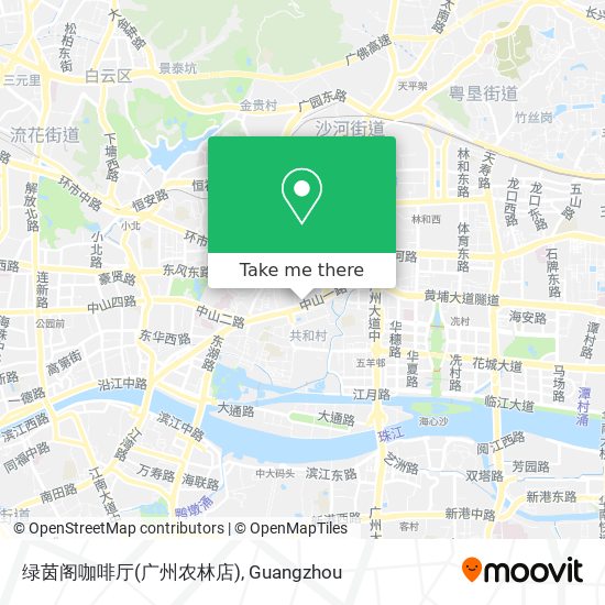 绿茵阁咖啡厅(广州农林店) map