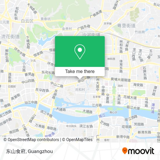 东山食府 map