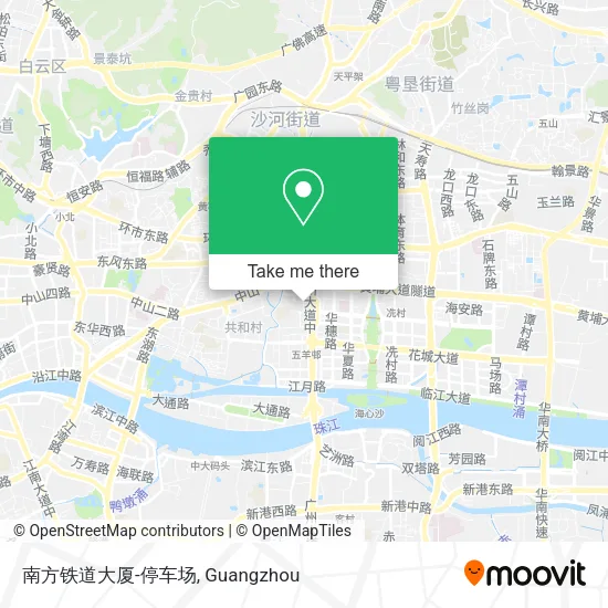 南方铁道大厦-停车场 map