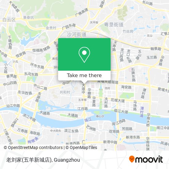老刘家(五羊新城店) map