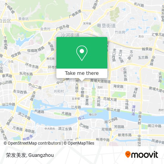 荣发美发 map