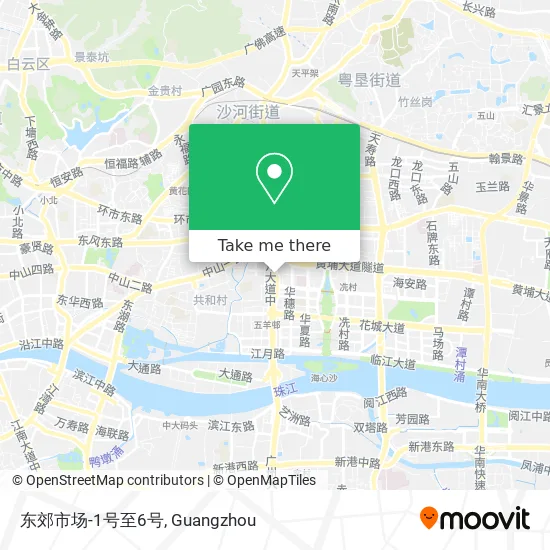 东郊市场-1号至6号 map