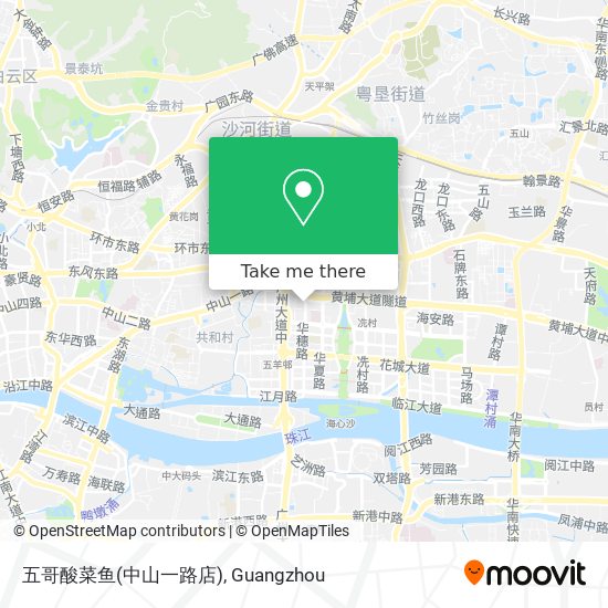 五哥酸菜鱼(中山一路店) map