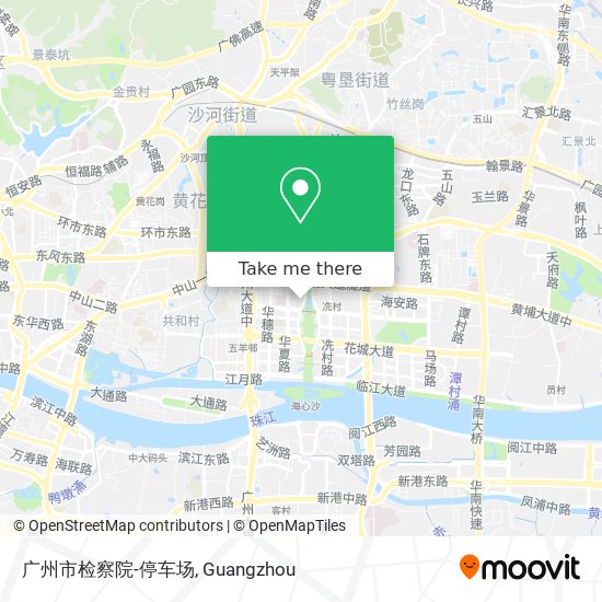 广州市检察院-停车场 map
