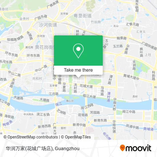 华润万家(花城广场店) map