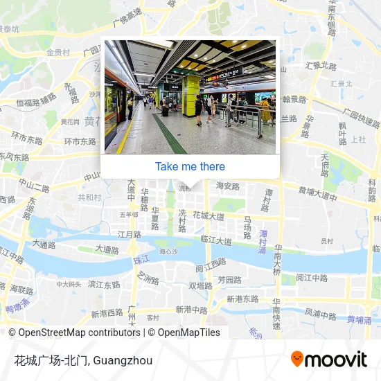 花城广场-北门 map