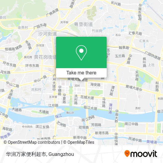 华润万家便利超市 map