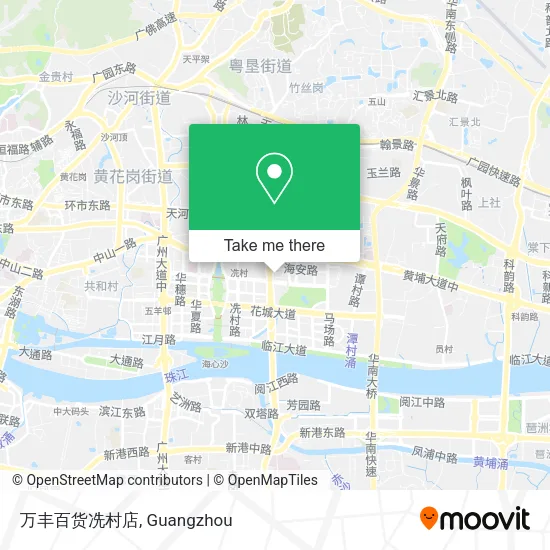 万丰百货冼村店 map