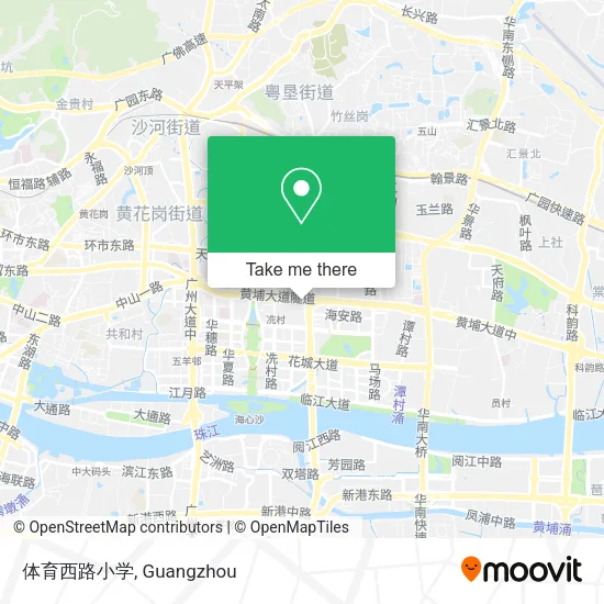体育西路小学 map
