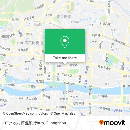 广州农村商业银行atm map
