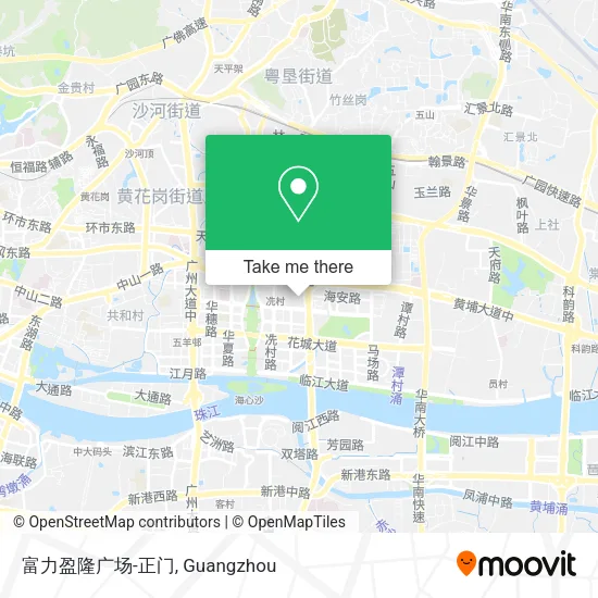 富力盈隆广场-正门 map