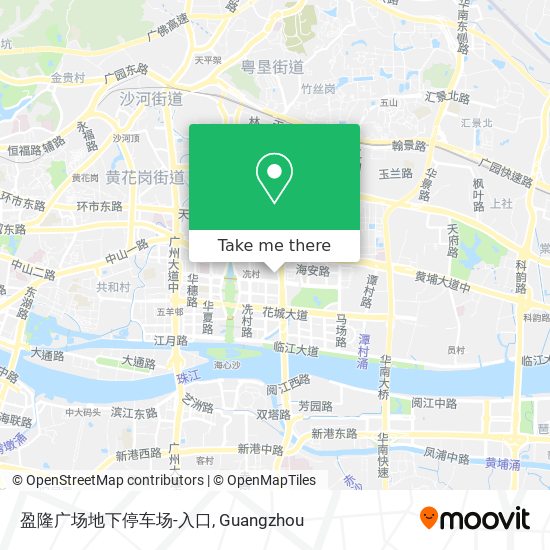 盈隆广场地下停车场-入口 map