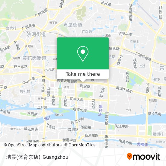 洁霞(体育东店) map