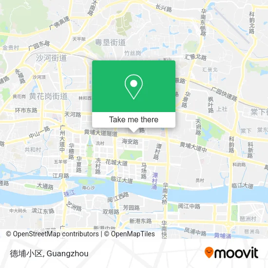 德埔小区 map