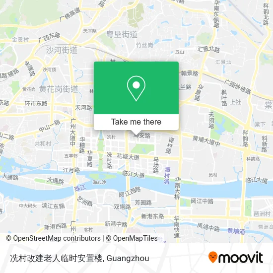 冼村改建老人临时安置楼 map