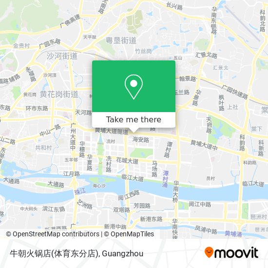 牛朝火锅店(体育东分店) map