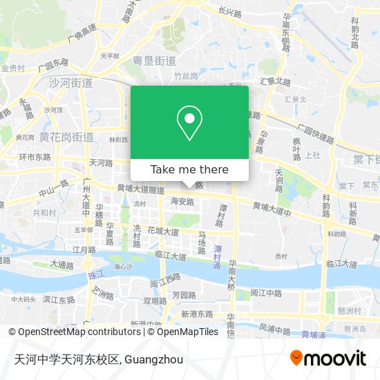 天河中学天河东校区 map