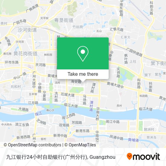 九江银行24小时自助银行(广州分行) map