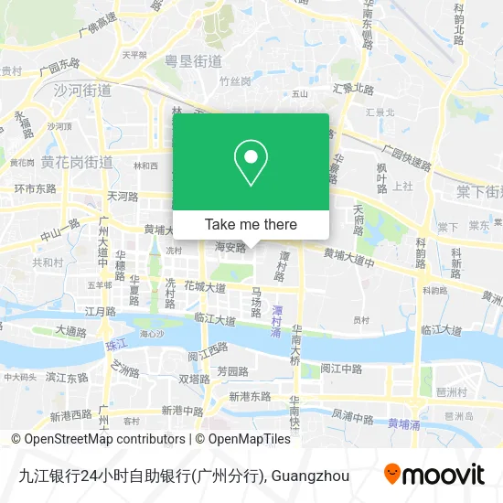 九江银行24小时自助银行(广州分行) map