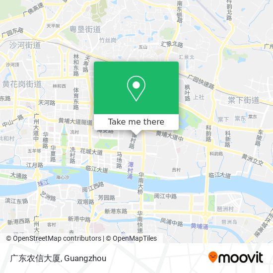 广东农信大厦 map