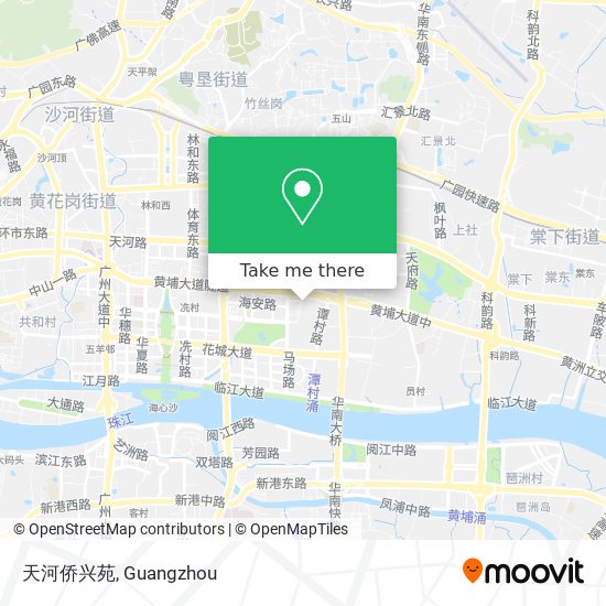 天河侨兴苑 map